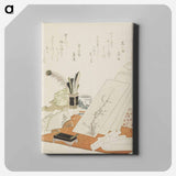 アートパネル-Hokusai's The Studio - 葛飾 北斎 Canvas.