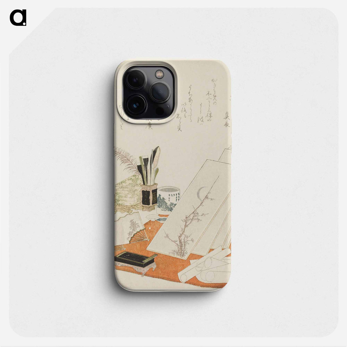 Hokusai's The Studio - 葛飾 北斎 Phone Case.