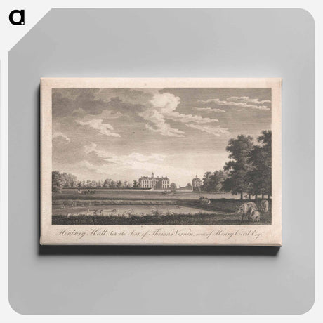 アートパネル-Henbury Hall, late the Seat of Thomas Vernon, now of Henry Cecil Esq.
 - イェール大学アートギャラリー Canvas.