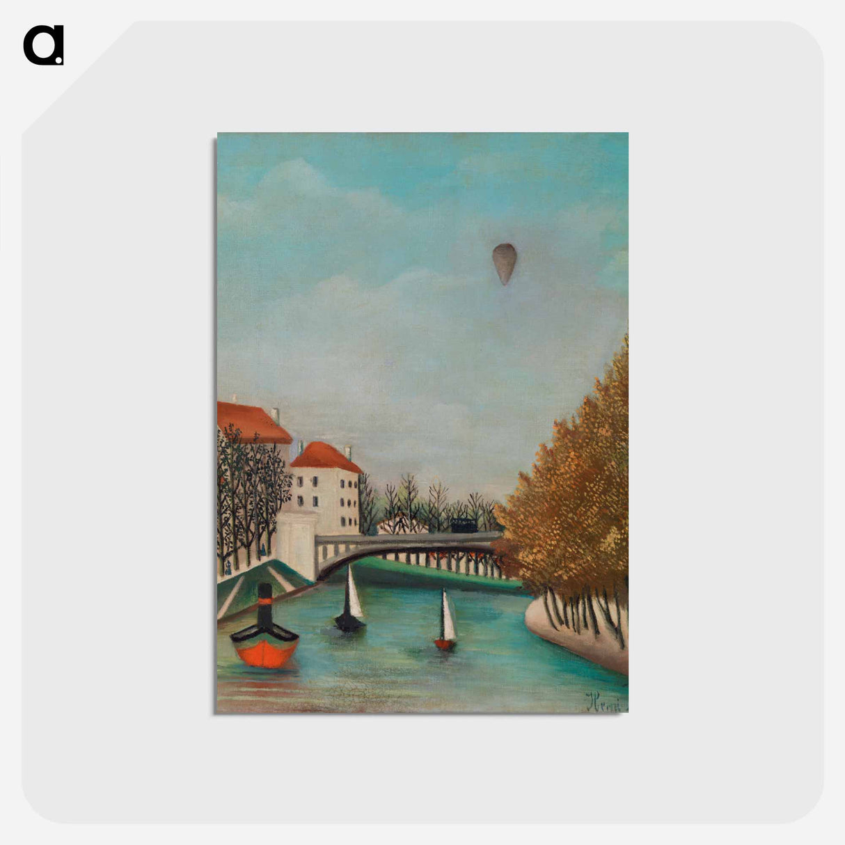 アートポストカード-View of the Pont de Sèvres
 - バーンズ・コレクション Postcard.