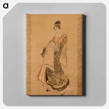 Walking Courtesan - 葛飾 北斎 Canvas.