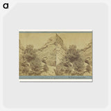 アートポストカード-Trail to Upper Fall
 - エドワード マイブリッジ Postcard.