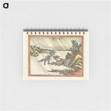 Hokusai's Nachtelijke regen te Karasaki - 葛飾 北斎 Memo.