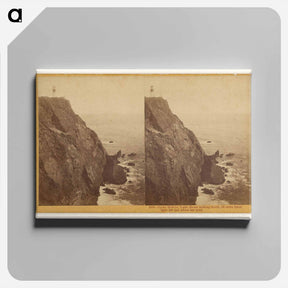 アートパネル-Point Bonita Lighthouse
 - エドワード マイブリッジ Canvas.