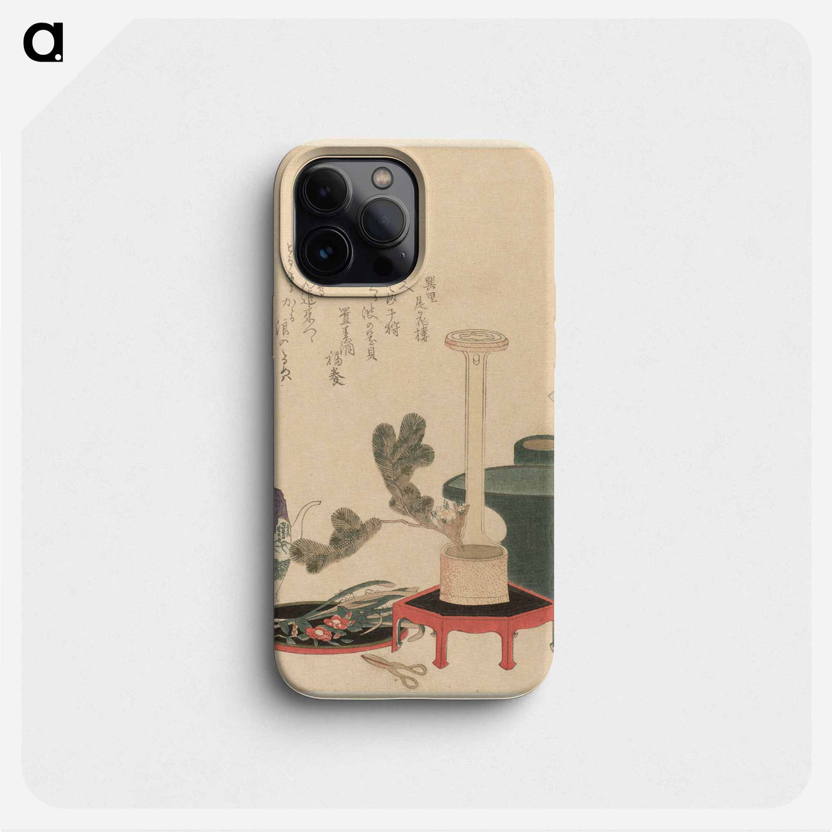 A comparison of Genroku poems and shells - Katsushika Hokusai Phone Case.