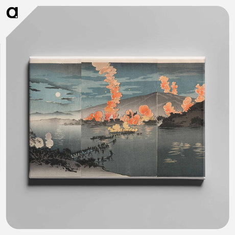 アートパネル-Army Attacks Chinese Encampment
 - セントルイス美術館 Canvas.
