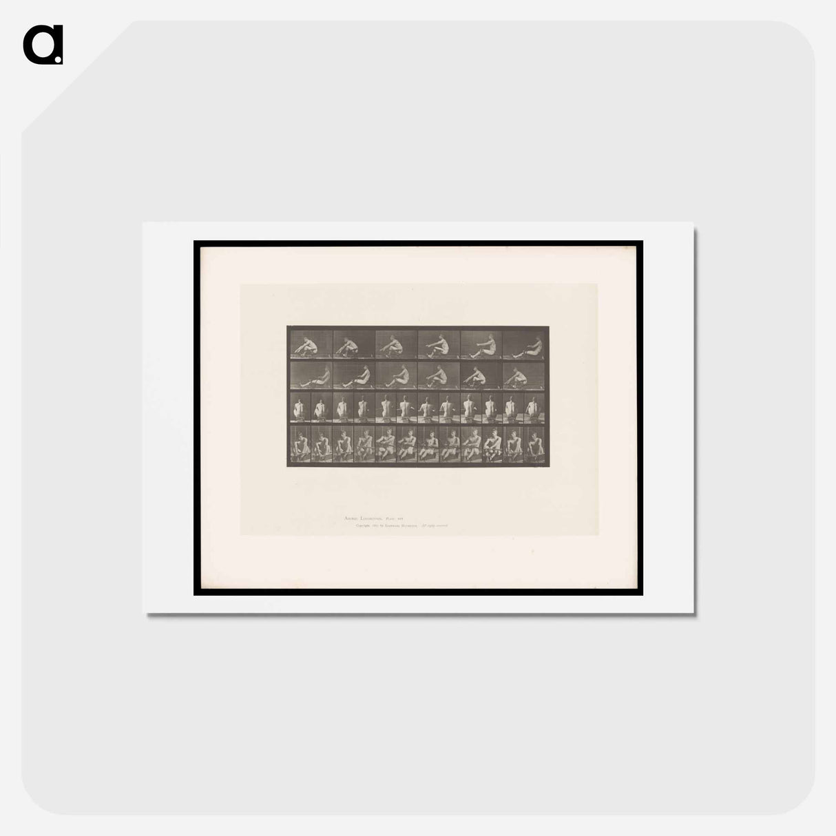 アートポストカード-Rowing Man
 - エドワード マイブリッジ Postcard.