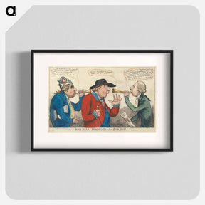 アートポスター-John Bull Humbugg'd alias Both-ear'd
 - イェール大学アートギャラリー Poster.