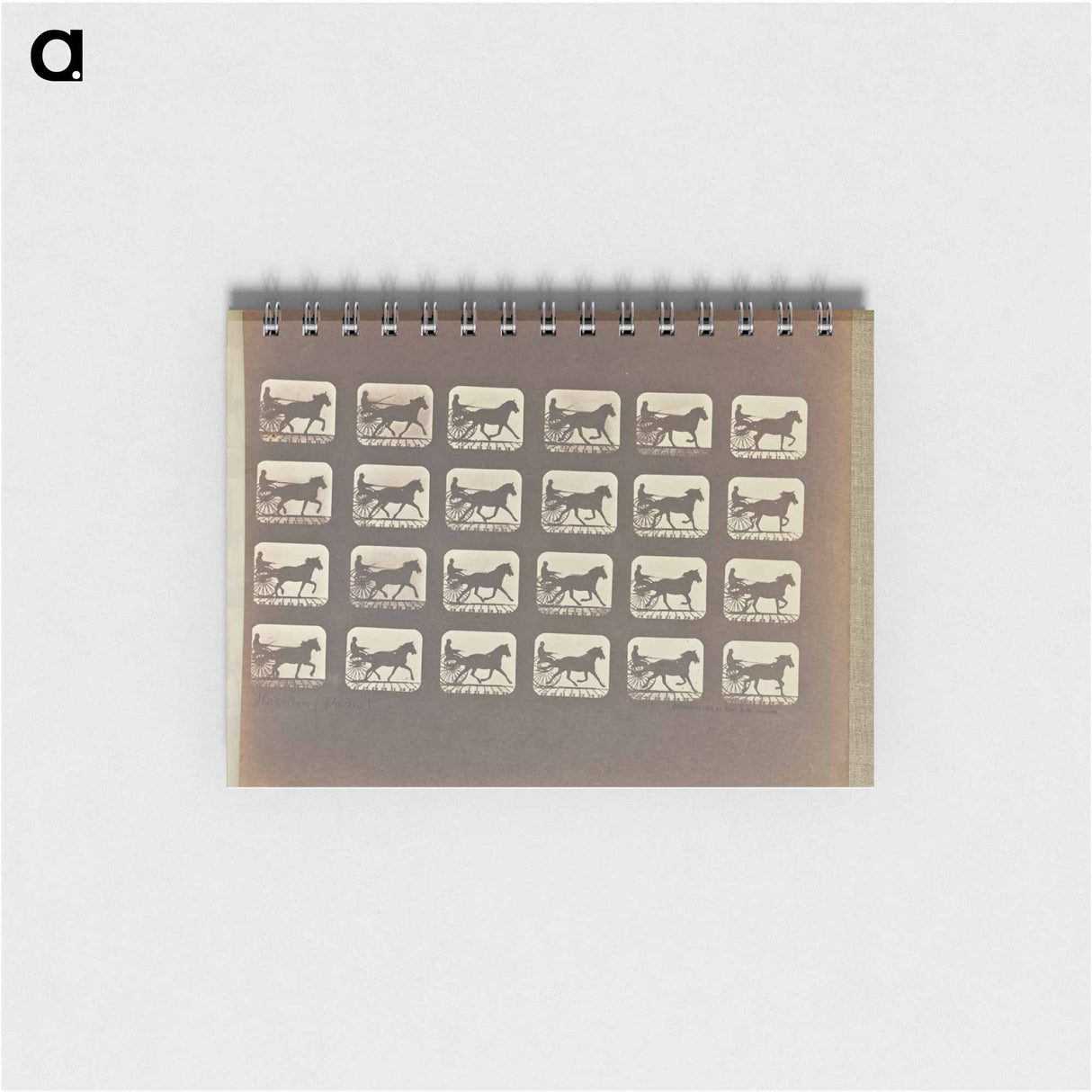アートメモ帳-Racking (Pacing)
 - エドワード マイブリッジ Memo.