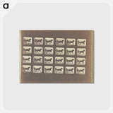 アートポストカード-Racking (Pacing)
 - エドワード マイブリッジ Postcard.