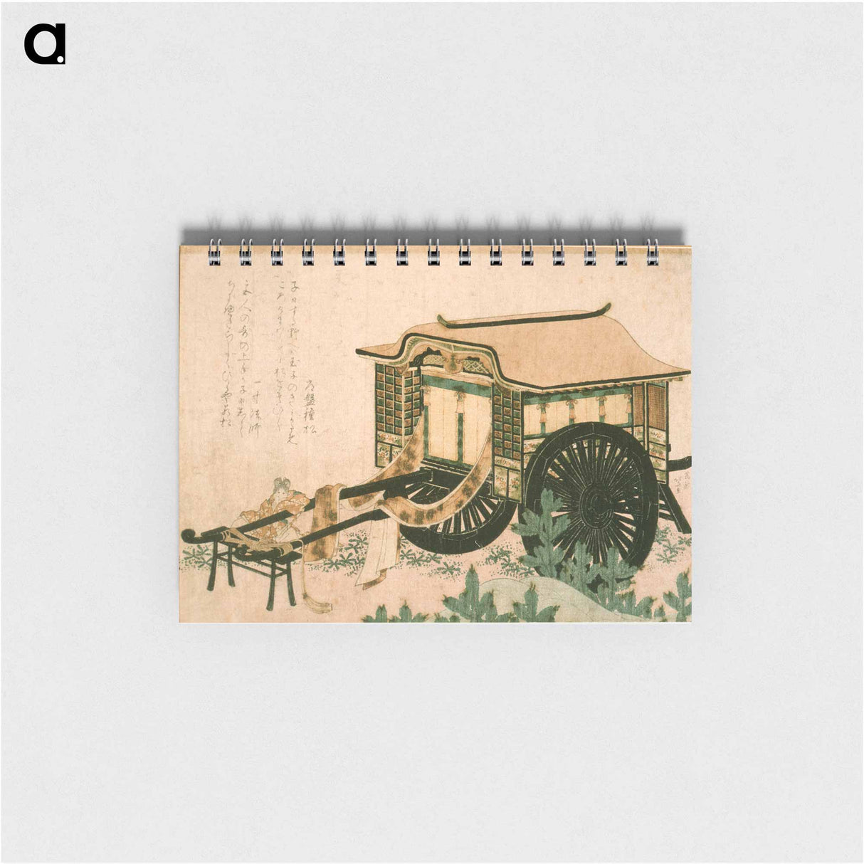 Hokusai's cart carriage - 葛飾 北斎 Memo.