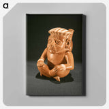 アートパネル-Seated Male Stirrup Vessel
 - セントルイス美術館 Canvas.