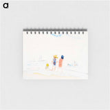 アートメモ帳-Two Women and Child on Beach
 - バーンズ・コレクション Memo.