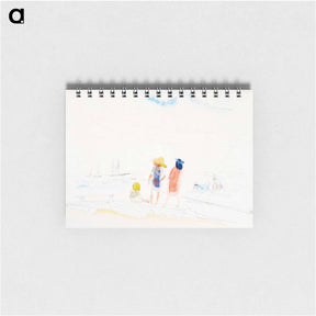 アートメモ帳-Two Women and Child on Beach
 - バーンズ・コレクション Memo.