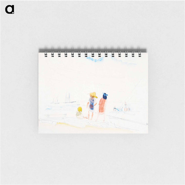 アートメモ帳-Two Women and Child on Beach
 - バーンズ・コレクション Memo.