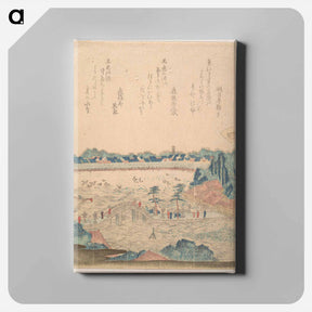 アートパネル-Landscape - 葛飾 北斎 Canvas.