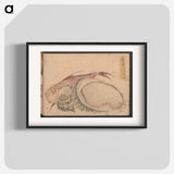 Hokusai's Okitsu, no. 18 from an untitled Tokaido series - Katsushika Hokusai Poster.