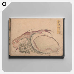 アートパネル-Hokusai's Okitsu, no. 18 from an untitled Tokaido series - 葛飾 北斎 Canvas.