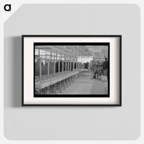 アートポスター-Factory Washstands
 - ラッセル リー Poster.