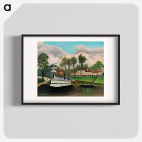 アートポスター-The Laundry Boat of Pont de Charenton
 - バーンズ・コレクション Poster.