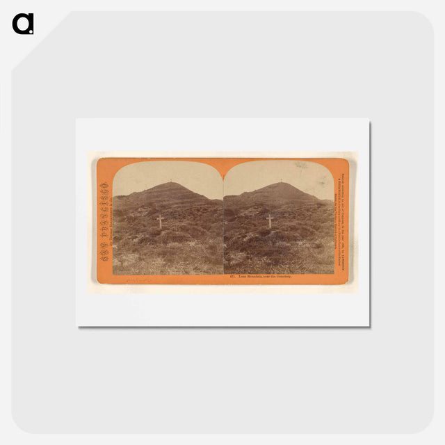 アートポストカード-Lone Mountain near the Cemetery
 - エドワード マイブリッジ Postcard.