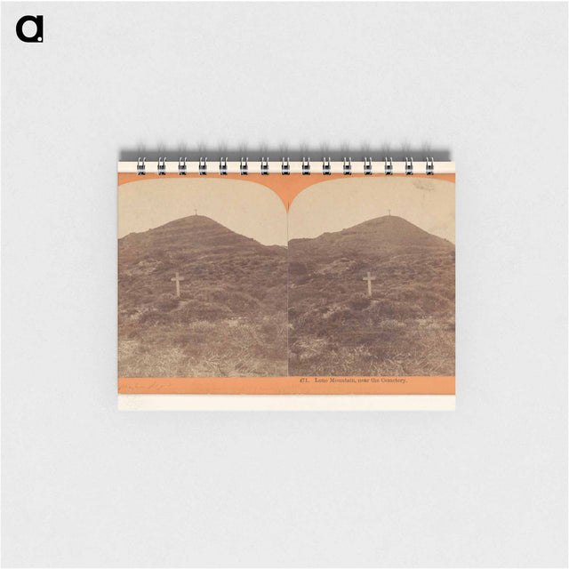 アートメモ帳-Lone Mountain near the Cemetery
 - エドワード マイブリッジ Memo.