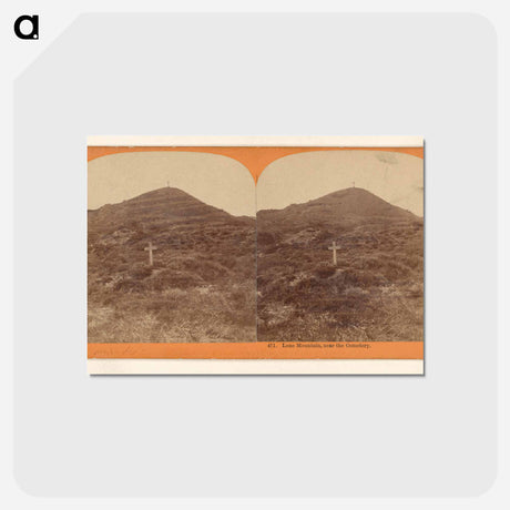 アートポストカード-Lone Mountain near the Cemetery
 - エドワード マイブリッジ Postcard.