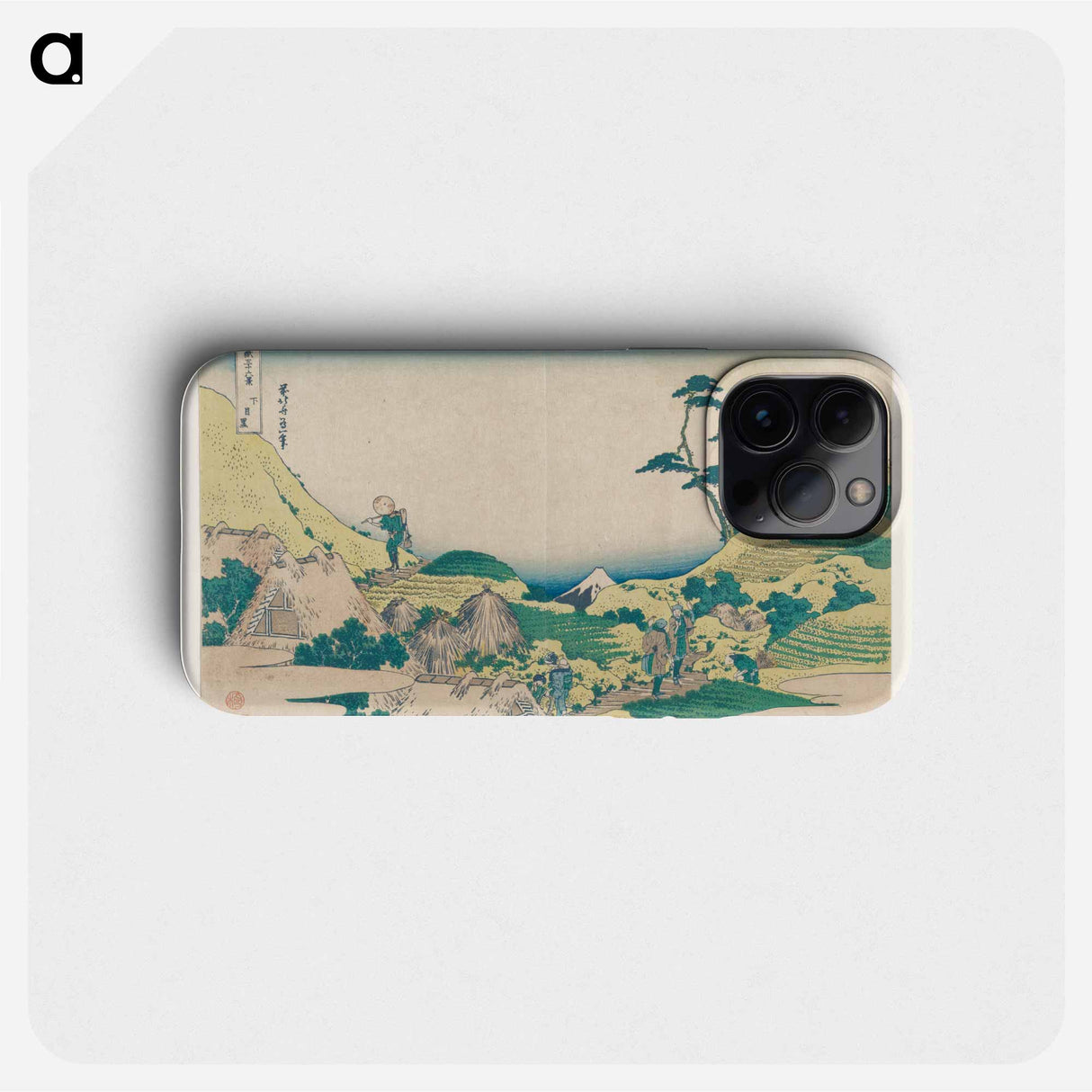 Lower Meguro - 葛飾 北斎 Phone Case.