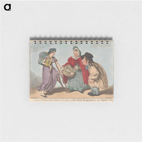 アートメモ帳-Long Expected Come at Last or John Bull Disappointed at His Crippled Visitor
 - イェール大学アートギャラリー Memo.