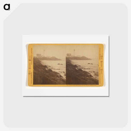 アートポストカード-Pigeon Pt., Light House and Fog Whistle
 - エドワード マイブリッジ Postcard.