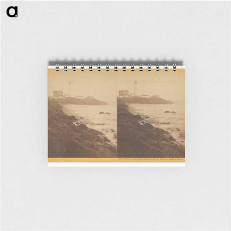 アートメモ帳-Pigeon Pt., Light House and Fog Whistle
 - エドワード マイブリッジ Memo.