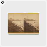 アートポストカード-Pigeon Pt., Light House and Fog Whistle
 - エドワード マイブリッジ Postcard.