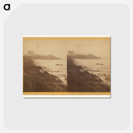 アートポストカード-Pigeon Pt., Light House and Fog Whistle
 - エドワード マイブリッジ Postcard.
