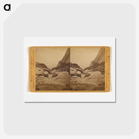 アートポストカード-Falls of the Yosemite, Base of the First Fall
 - エドワード マイブリッジ Postcard.