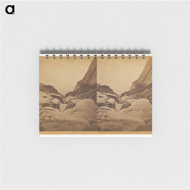 アートメモ帳-Falls of the Yosemite, Base of the First Fall
 - エドワード マイブリッジ Memo.