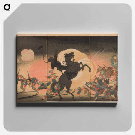 アートパネル-Bombarding the Enemy Camp
 - セントルイス美術館 Canvas.