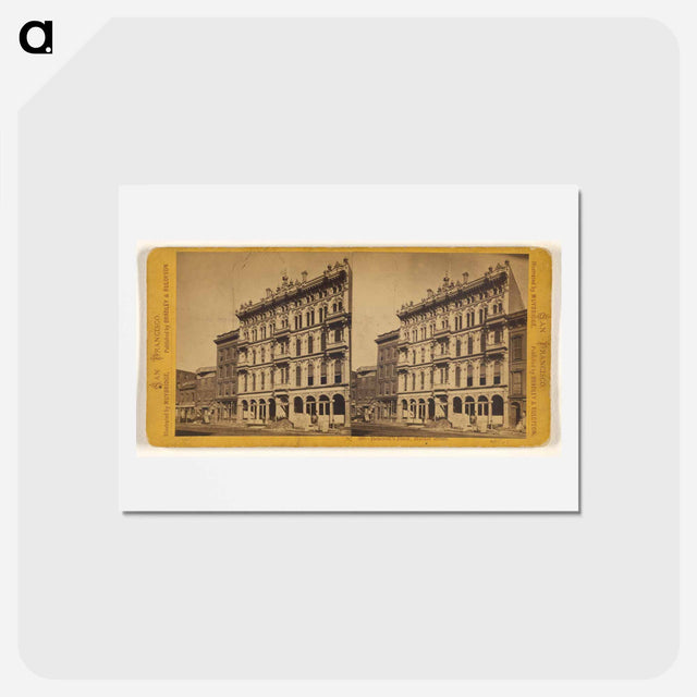 アートポストカード-Bancroft's Block, Market Street
 - エドワード マイブリッジ Postcard.