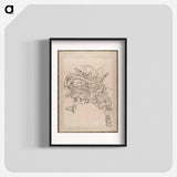 Hokusai's Album of Sketches - Katsushika Hokusai Poster.