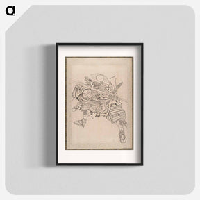アートポスター-Hokusai's Album of Sketches - 葛飾 北斎 Poster.