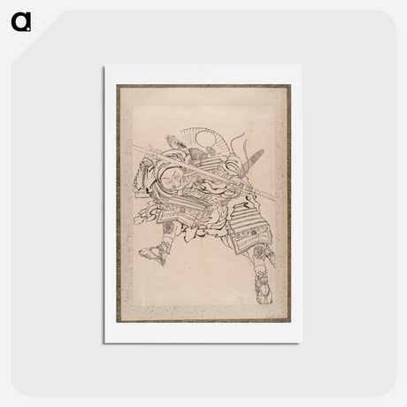 アートポストカード-Hokusai's Album of Sketches - 葛飾 北斎 Postcard.