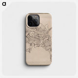 Hokusai's Album of Sketches - 葛飾 北斎 Phone Case.