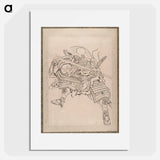 Hokusai's Album of Sketches - Katsushika Hokusai Poster.