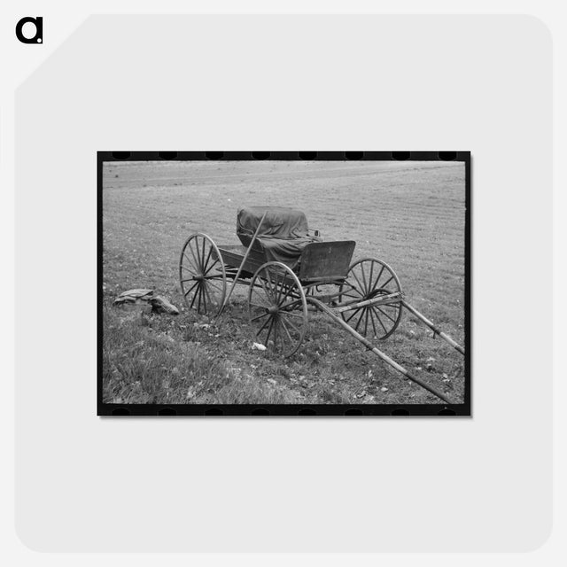 アートポストカード-Farm Scene near Northampton
 - ラッセル リー Postcard.