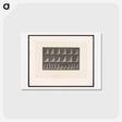 アートポストカード-Woman Lifting Handkerchief
 - エドワード マイブリッジ Postcard.