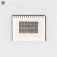 アートメモ帳-Woman Lifting Handkerchief
 - エドワード マイブリッジ Memo.