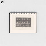 アートメモ帳-Woman Lifting Handkerchief
 - エドワード マイブリッジ Memo.