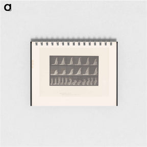 アートメモ帳-Woman Lifting Handkerchief
 - エドワード マイブリッジ Memo.