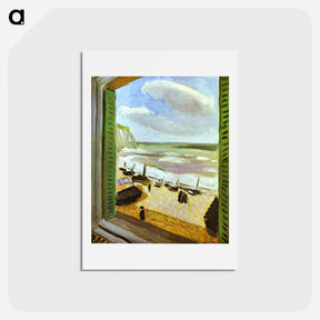 アートポストカード-Open Window at Collioure - アンリ マティス Postcard.