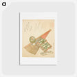 アートポストカード-Hokusai's Umazukushi Komashobu - 葛飾 北斎 Postcard.