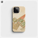 Hokusai's Umazukushi Komashobu - Katsushika Hokusai Phone Case.